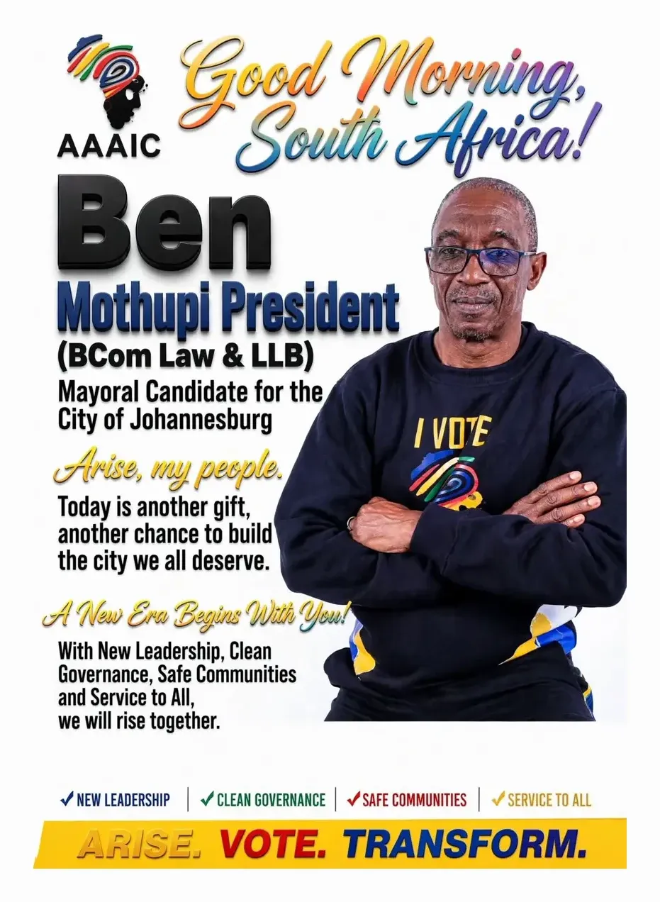 Good Morning South Africa — Ben Mothupi, Mayoral Candidate for the City of Johannesburg